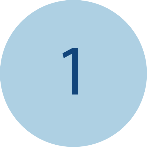 No In Blue Circle
